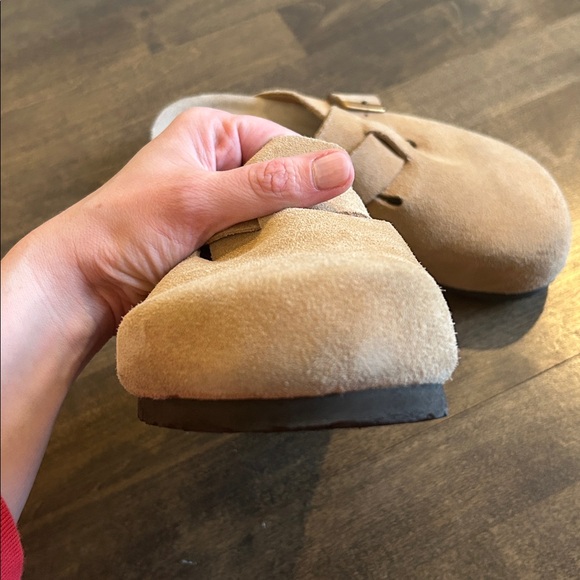 Quince Water Repellent Suede Clog Mule - Picture 7 of 7